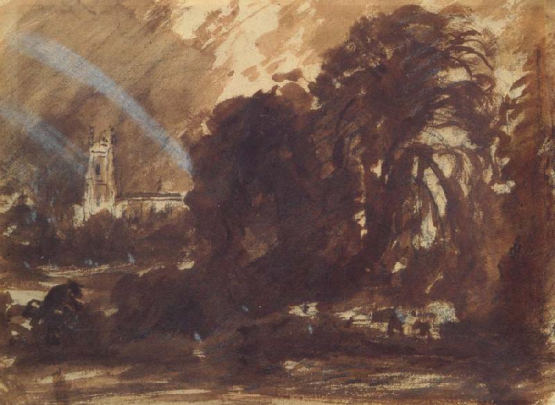 John Constable Stoke-by-Nayland,Suffolk oil painting image